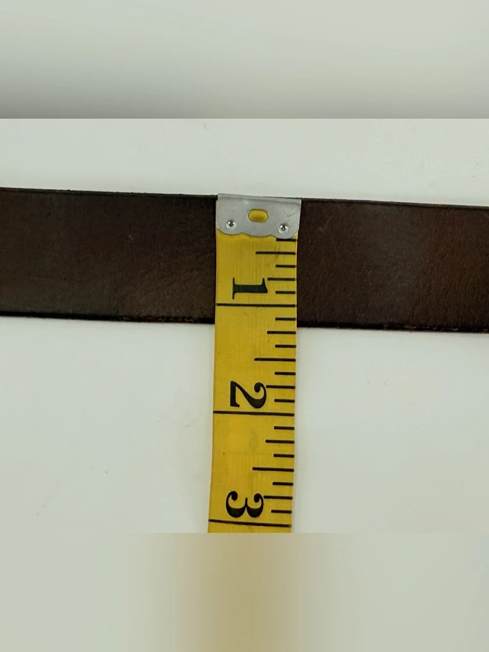 Vintage‎ Brown Leather Belt 90s Y2K 36